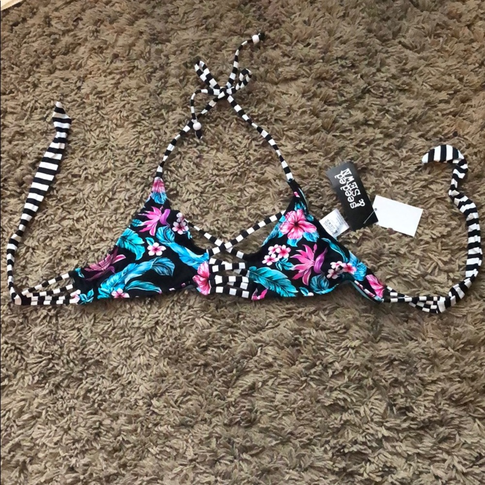 Brand new bikini top with tags